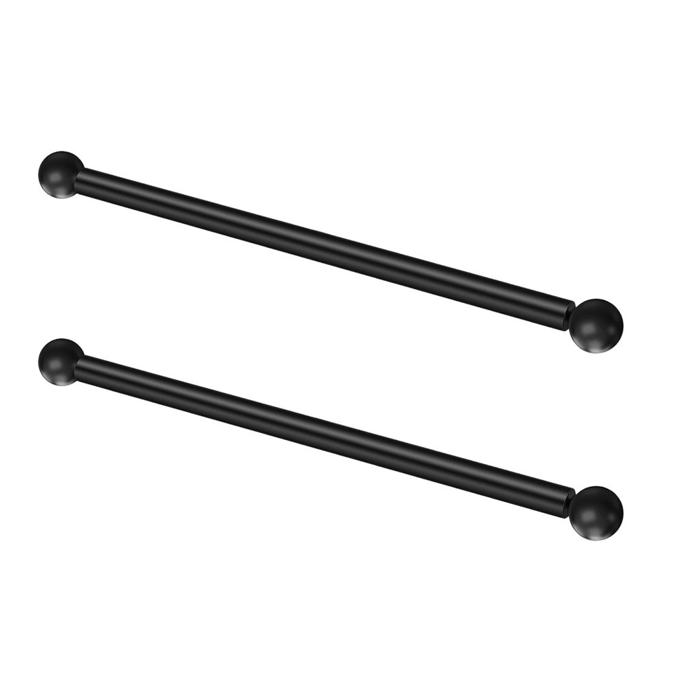 Outdoor Lighting Black - 2Pcs Outdoor Lamp Post Cross Arm