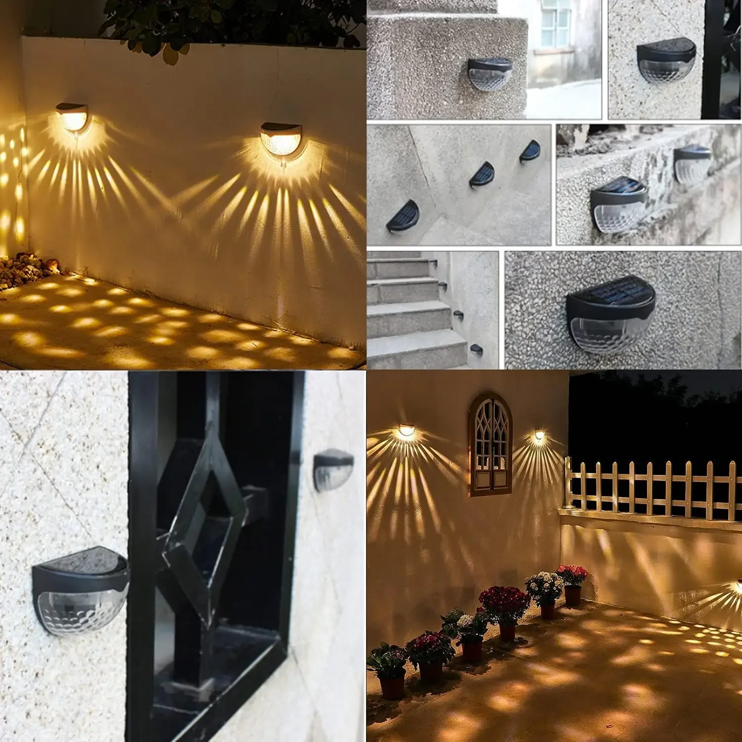 LED Solar Light Outdoor Wall L - Outdoor Lighting Effects ulasan dan harga