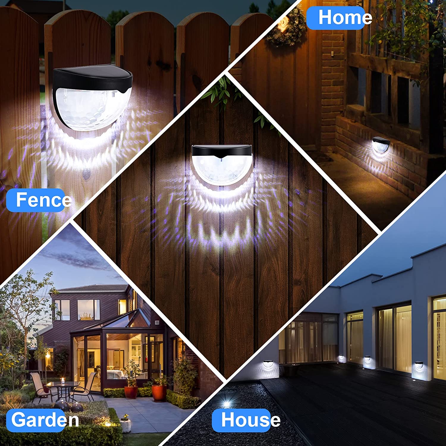 LED Solar Light Outdoor Wall L - Outdoor Lighting Effects ulasan dan harga