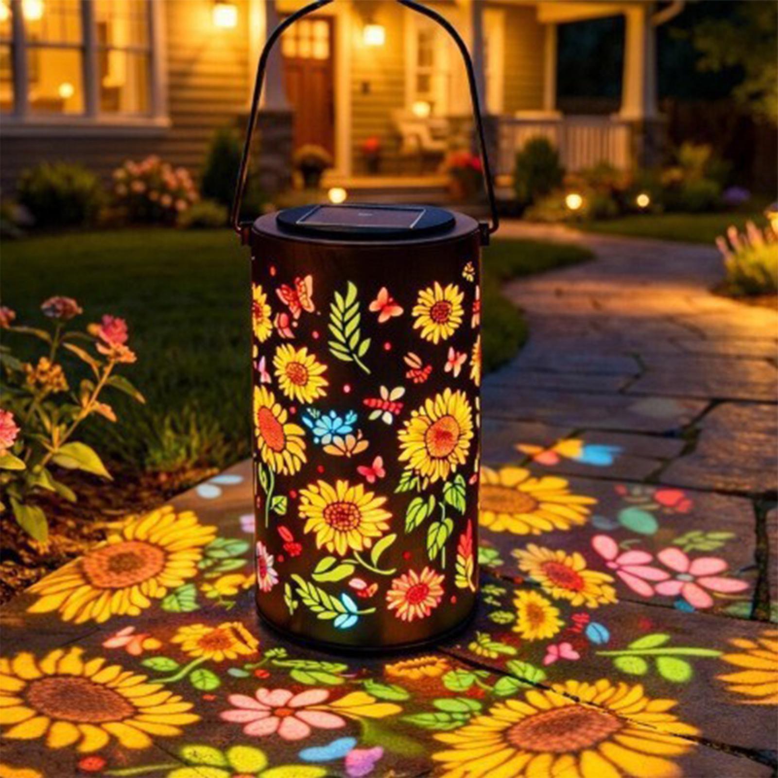 Sunflower Solar Lantern Weathe - Outdoor Lighting Pathway ulasan dan harga