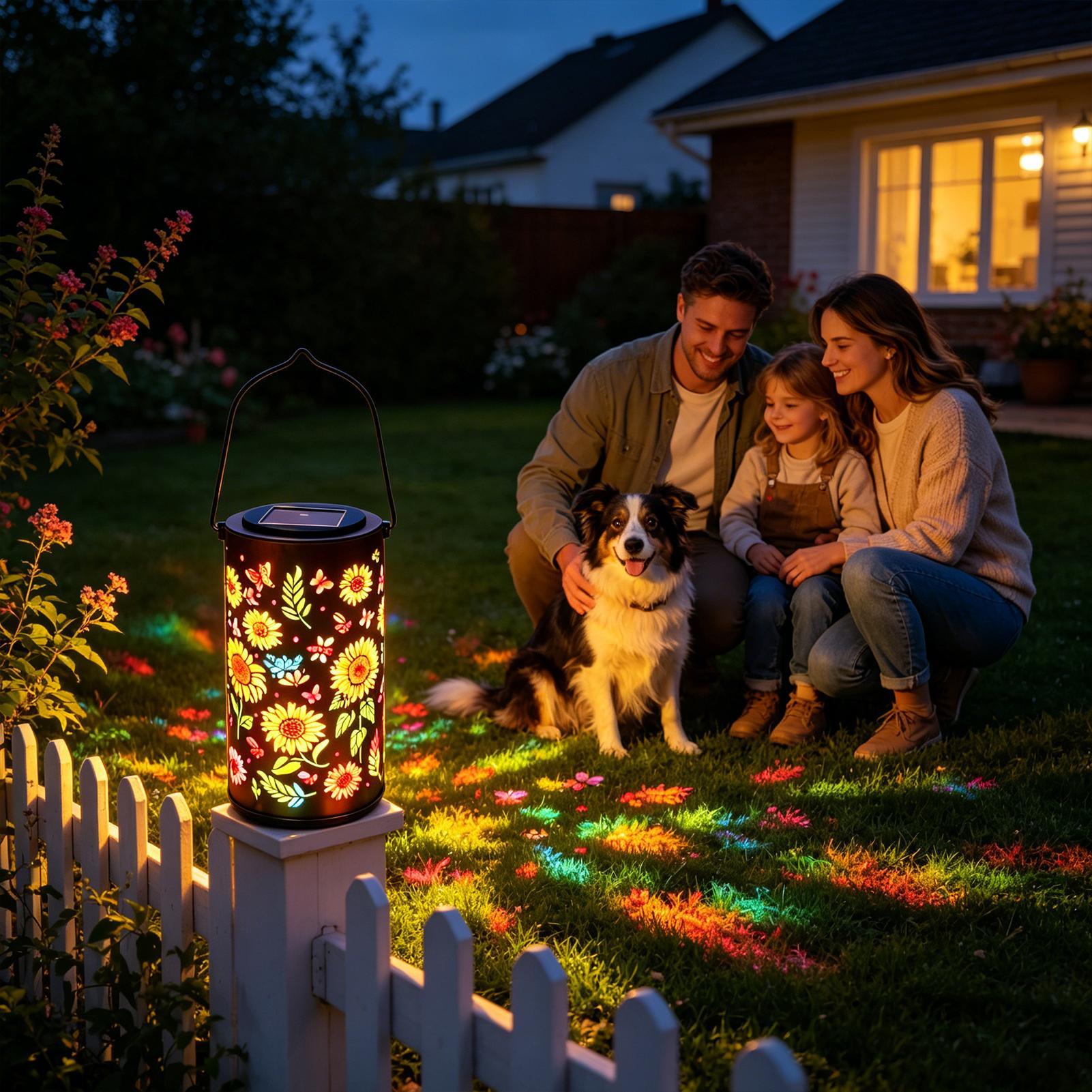 Sunflower Solar Lantern Weathe - Outdoor Lighting Pathway ulasan dan harga