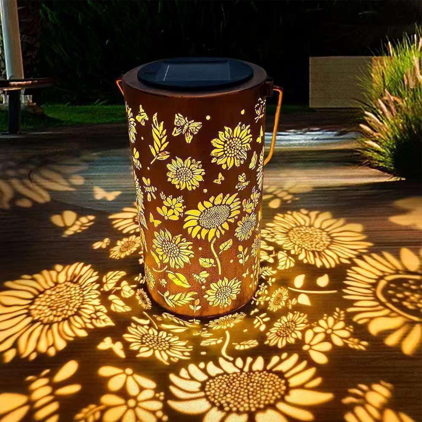 Sunflower Solar Lantern Weathe - Outdoor Lighting Pathway ulasan dan harga