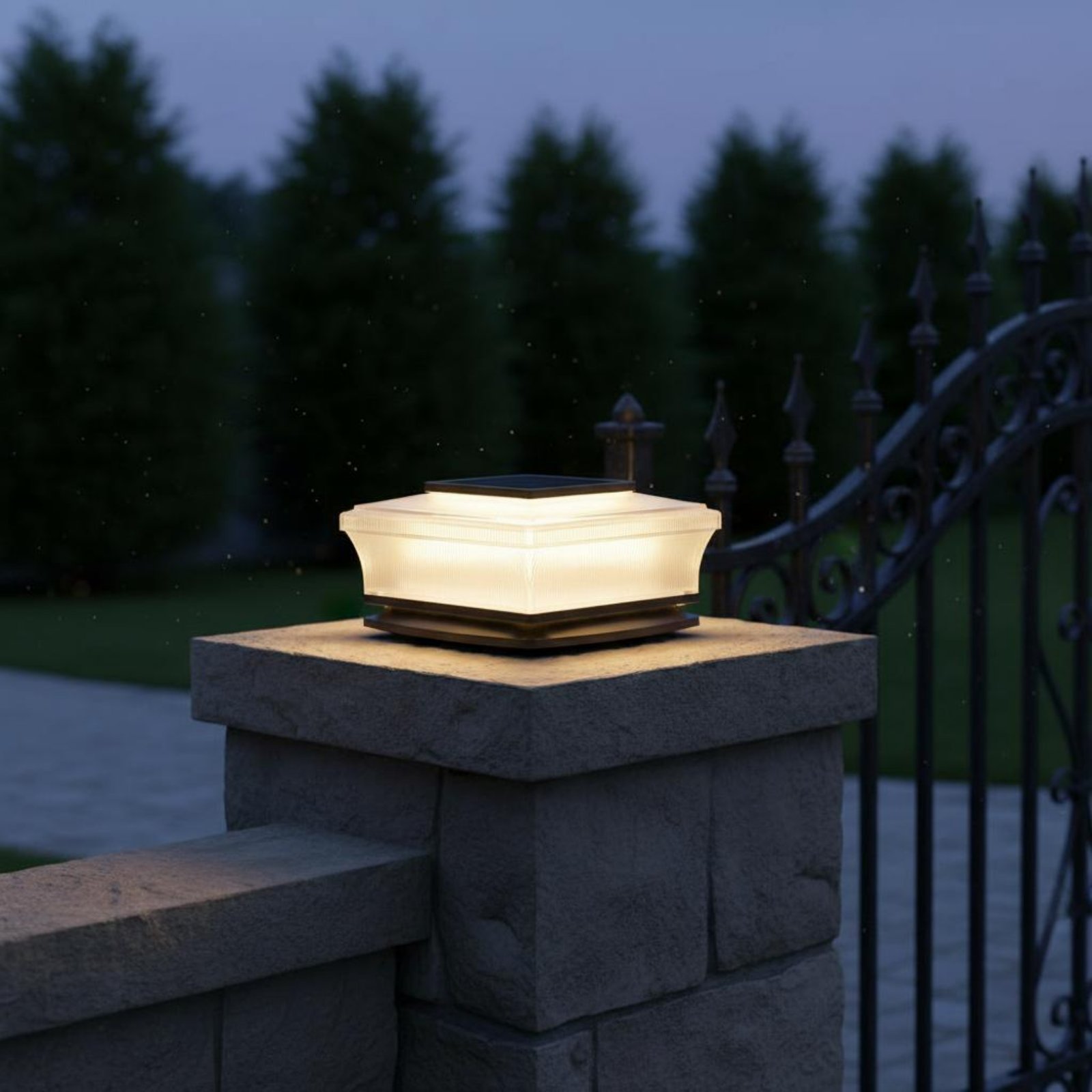 Solar Post Cap Light Wireless  - Outdoor Lighting Wireless ulasan dan harga