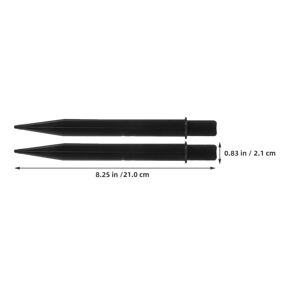 15Pcs Black Ground Stakes for  - Outdoor Lighting Black ulasan dan harga