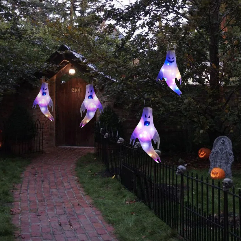 Halloween LED Ghost Windsock H - Outdoor Lighting Effects ulasan dan harga