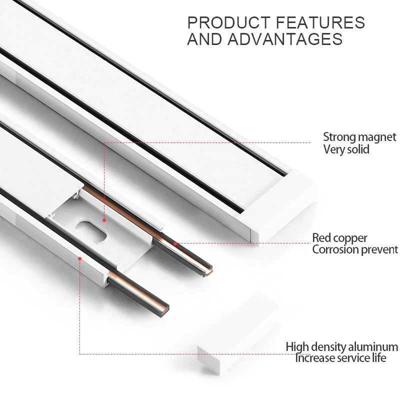 UT-Pro Series Magnetic Track L - Outdoor Lighting Track ulasan dan harga