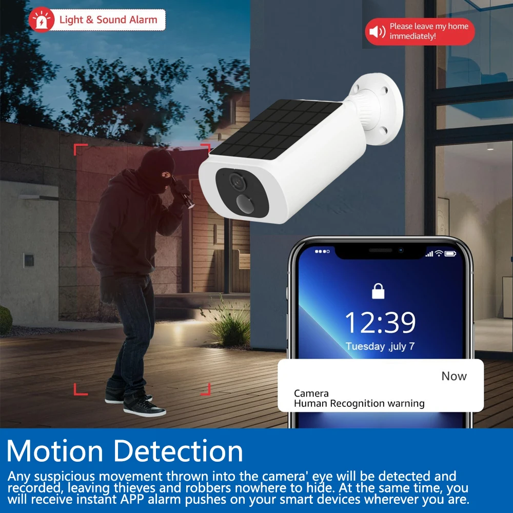 5MP Tuya Smartlife Outdoor Sol - Outdoor Lighting Wireless ulasan dan harga