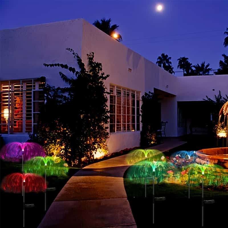 5 Pcs Solar Jellyfish LED Ligh - Outdoor Lighting Pathway ulasan dan harga