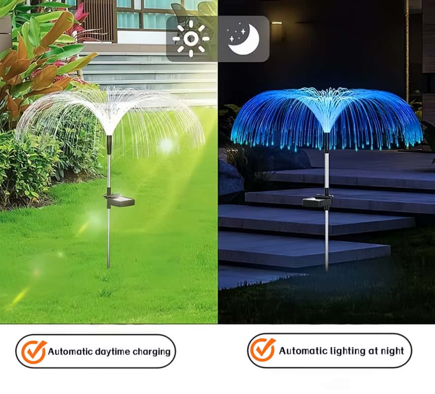 5 Pcs Solar Jellyfish LED Ligh - Outdoor Lighting Pathway ulasan dan harga