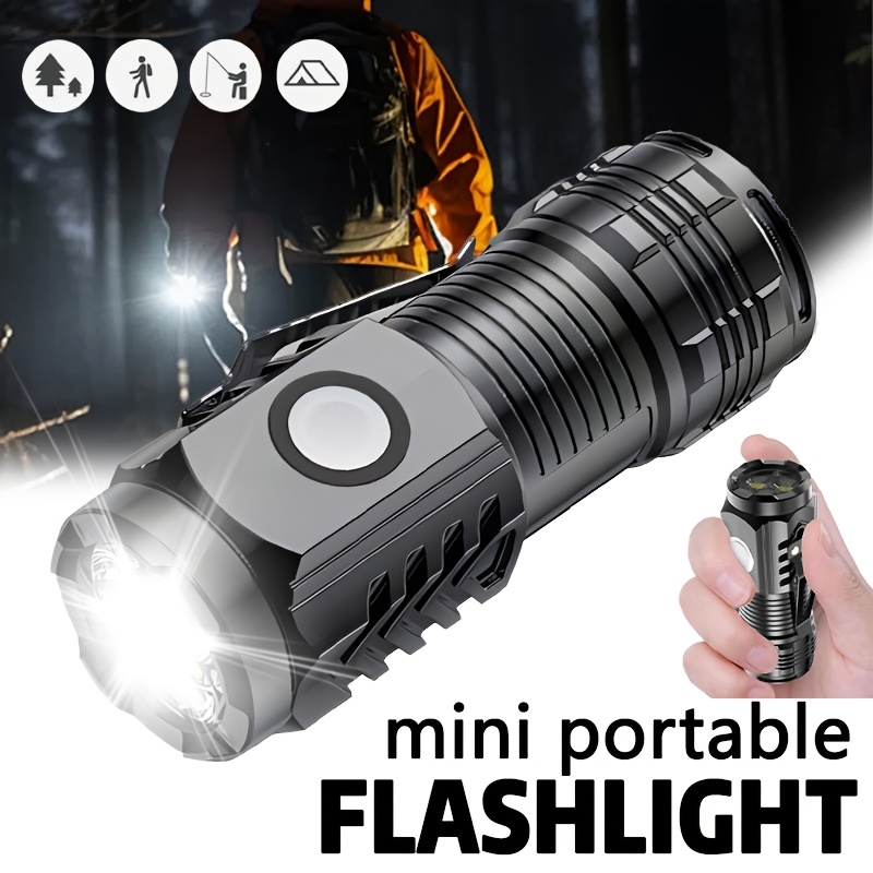 Mini 3LED Flashlight With Pen  - Outdoor Lighting Black ulasan dan harga