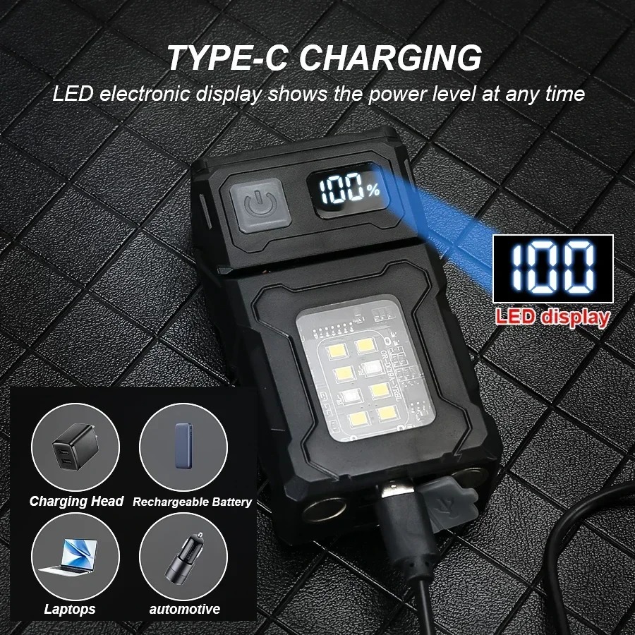Mini USB Recharge LED Flashlig - Outdoor Lighting Black ulasan dan harga