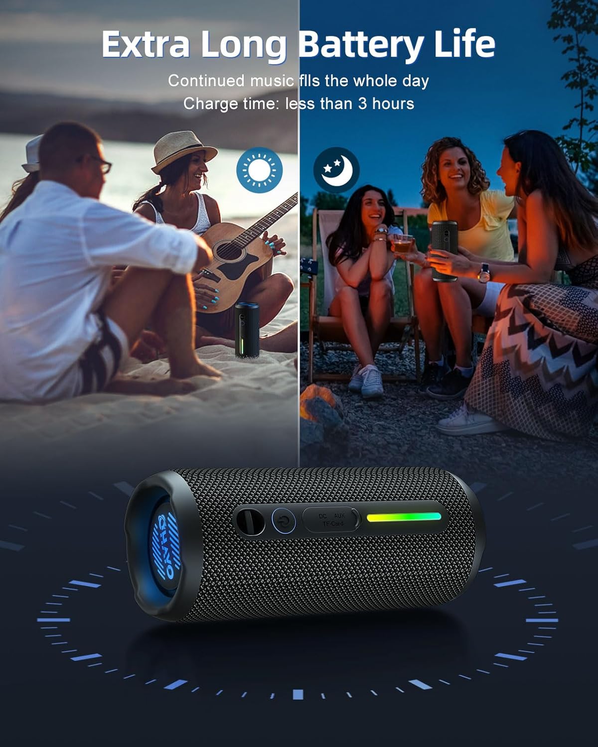 Ohayo S7 Portable Waterpro Blu - Outdoor Lighting Wireless ulasan dan harga