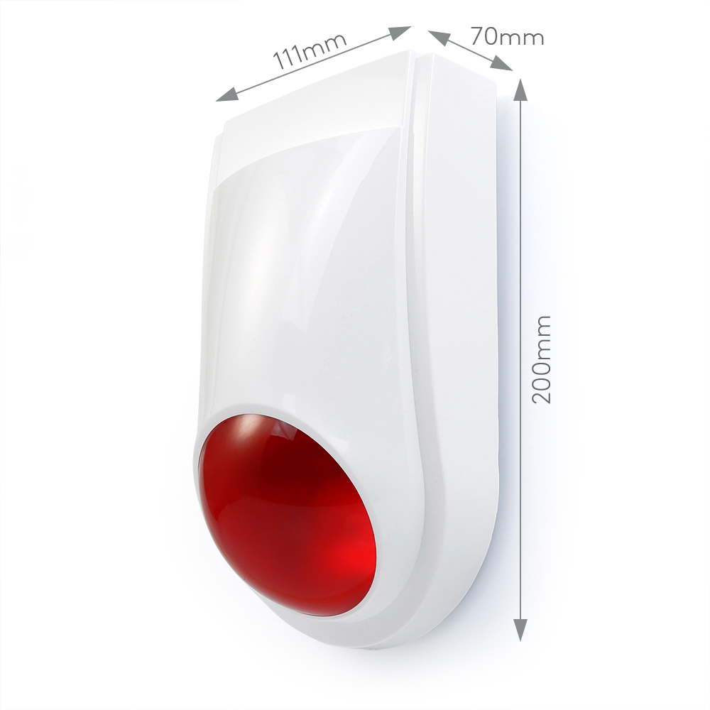 Wireless Flash Siren E6 Outdoo - Outdoor Lighting Wireless ulasan dan harga