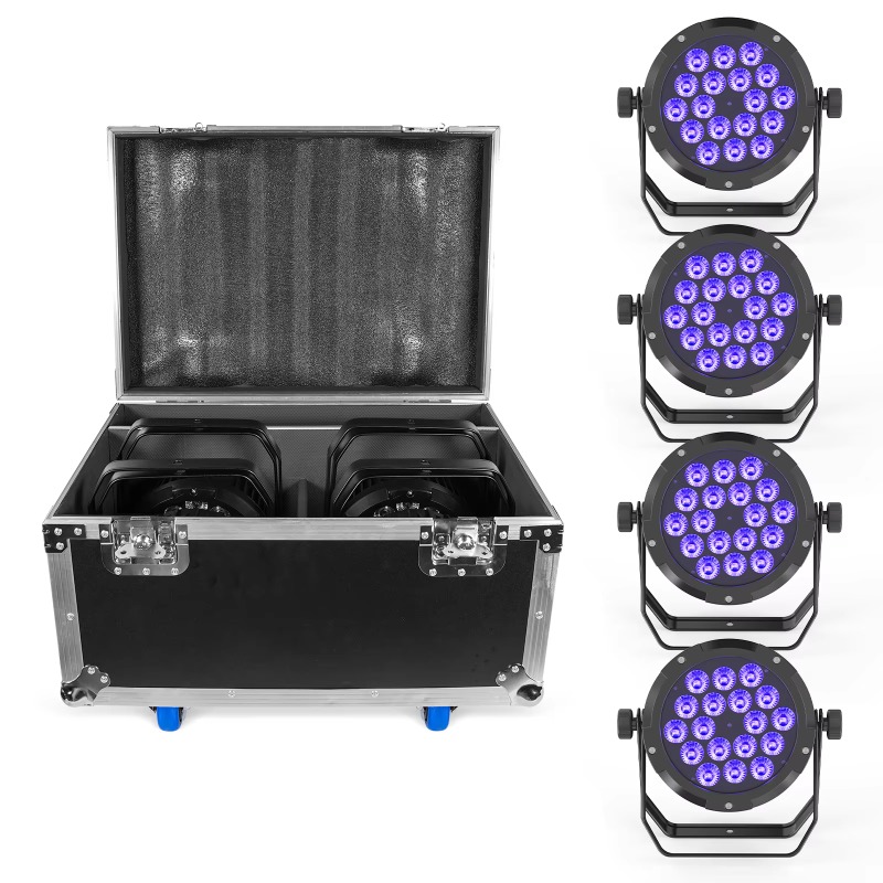 4Pcs 18X10W IP65 Waterproof Pa - Outdoor Lighting Ip65 ulasan dan harga