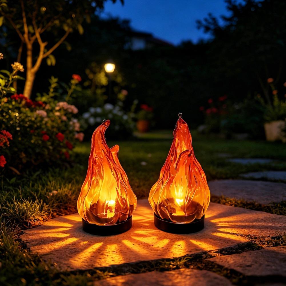 Solar Flame Hanging Lantern Li - Outdoor Lighting Ip65 ulasan dan harga