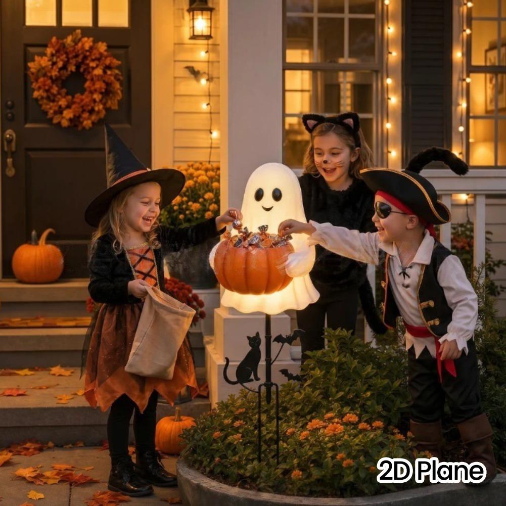 2D Halloween Ghost Pumpkin Can - Outdoor Lighting Pathway ulasan dan harga