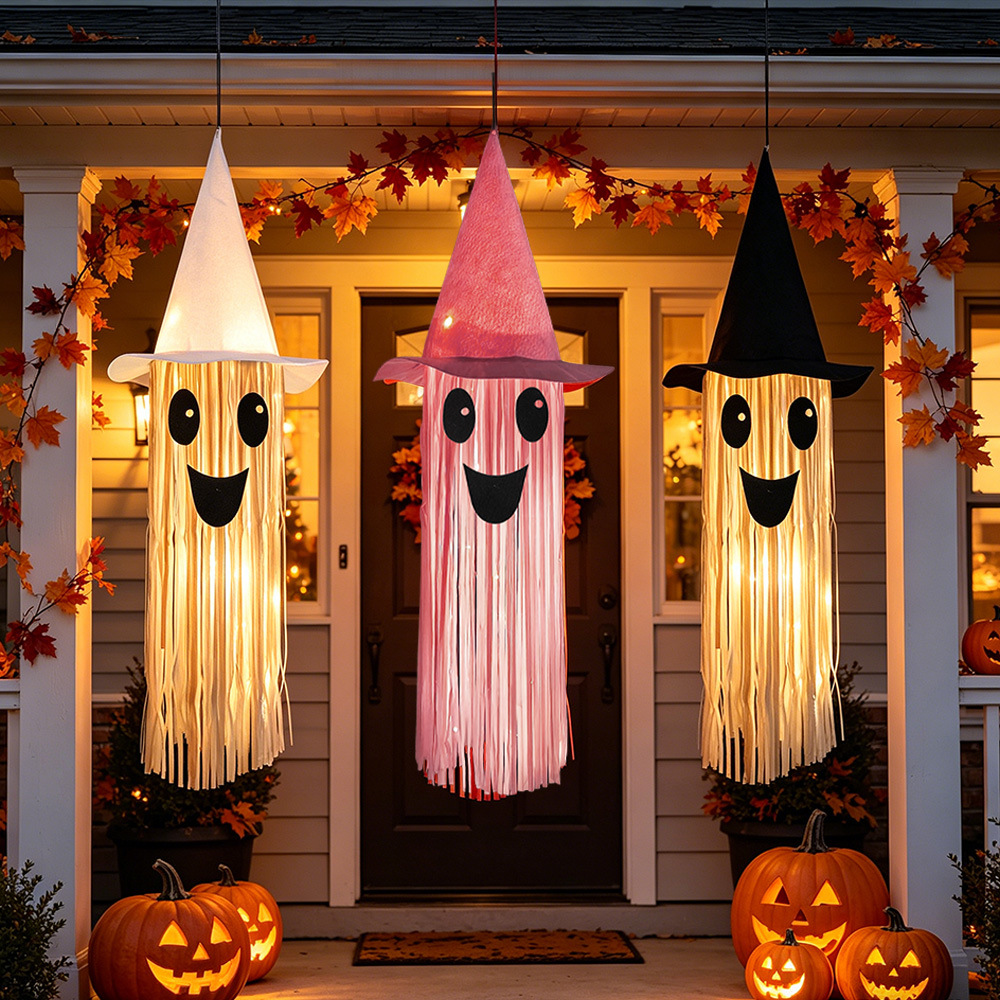 Halloween Glowing Witch Hat Gh - Outdoor Lighting Effects ulasan dan harga