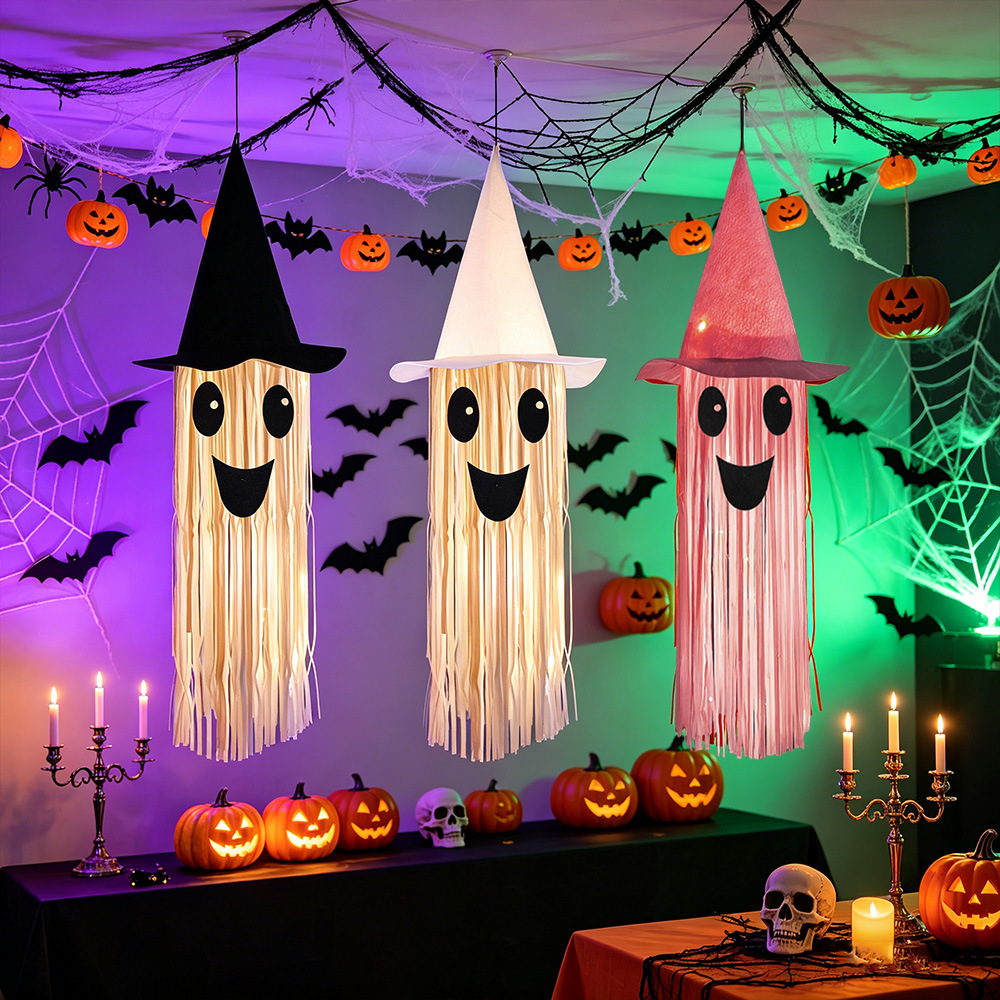 Halloween Glowing Witch Hat Gh - Outdoor Lighting Effects ulasan dan harga