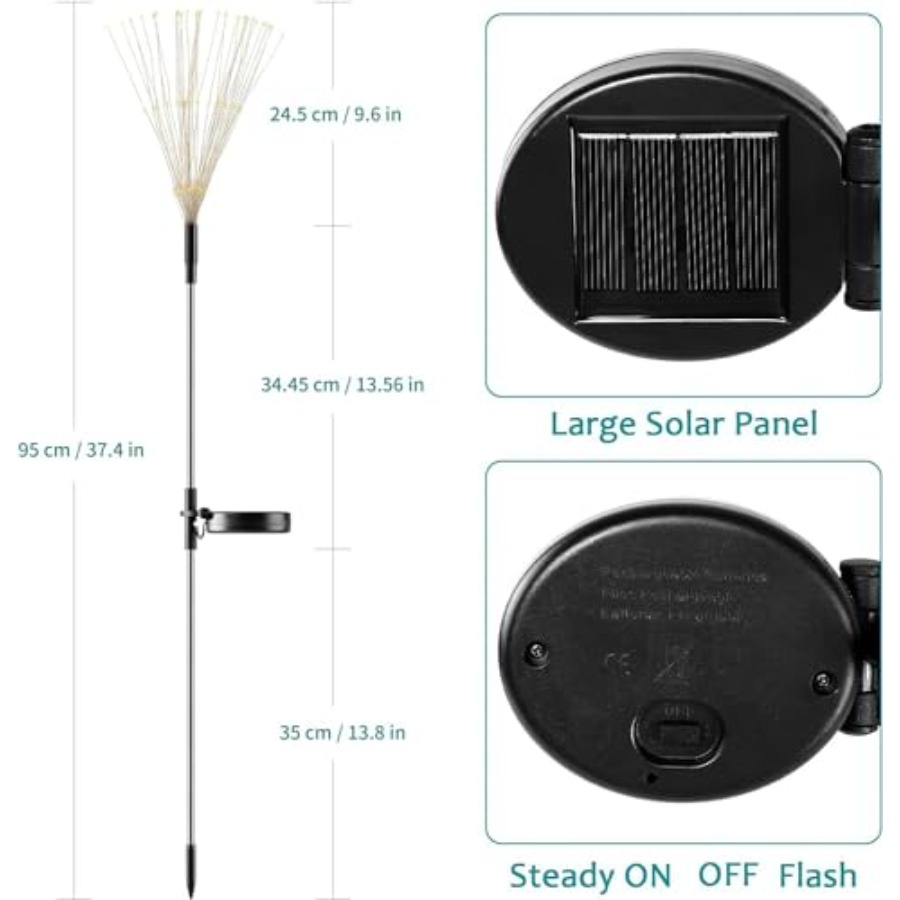 Solar Firework Lights, Lightin - Outdoor Lighting Pathway ulasan dan harga