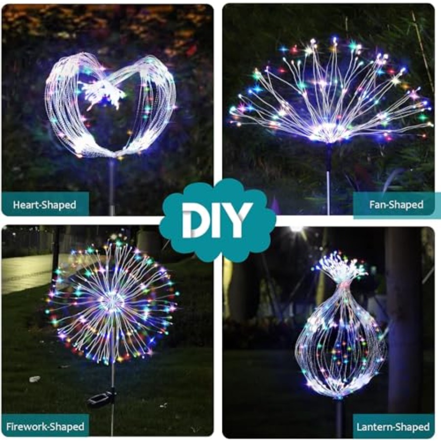 Solar Firework Lights, Lightin - Outdoor Lighting Pathway ulasan dan harga