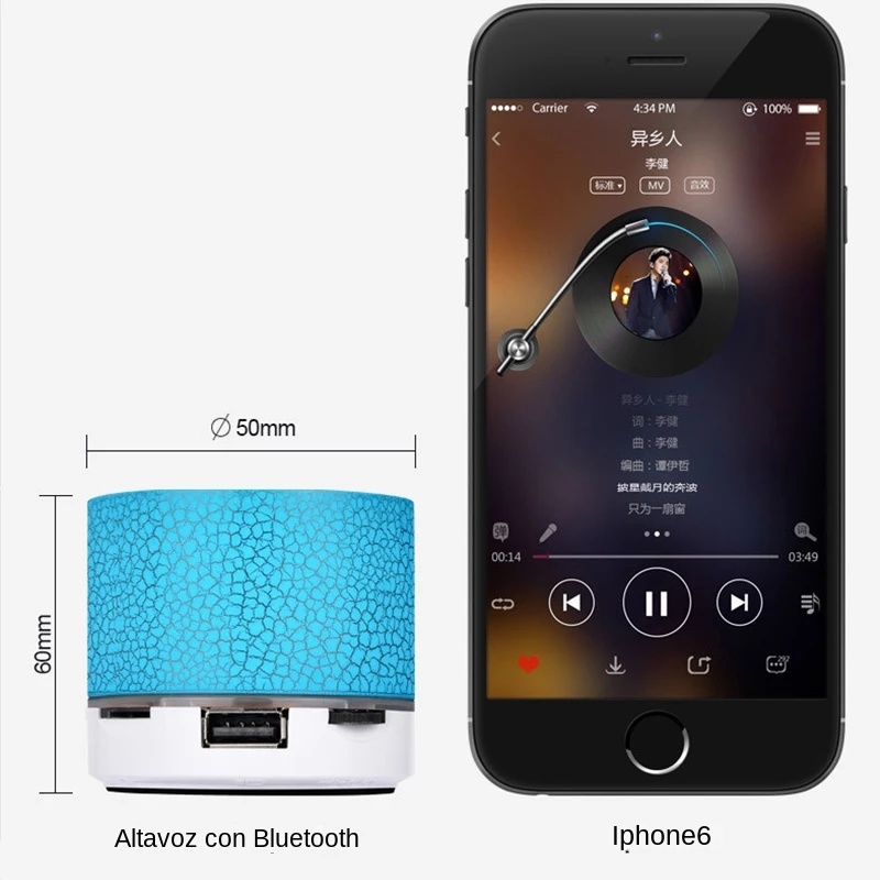 Wireless Bluetooth Speaker LED - Outdoor Lighting Wireless ulasan dan harga